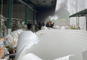 styrofoam terbakar