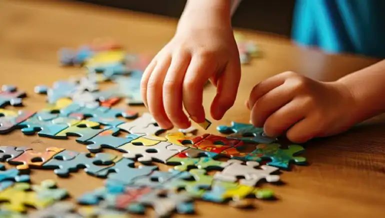 bermain puzzle