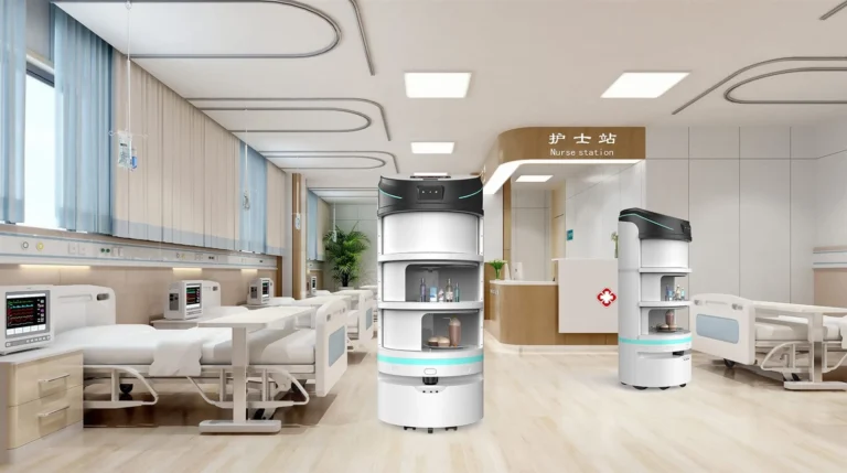 Robot Logistik Rumah Sakit Membantu Pelayanan Medis Menjadi Lebih Cepat dan Efisien